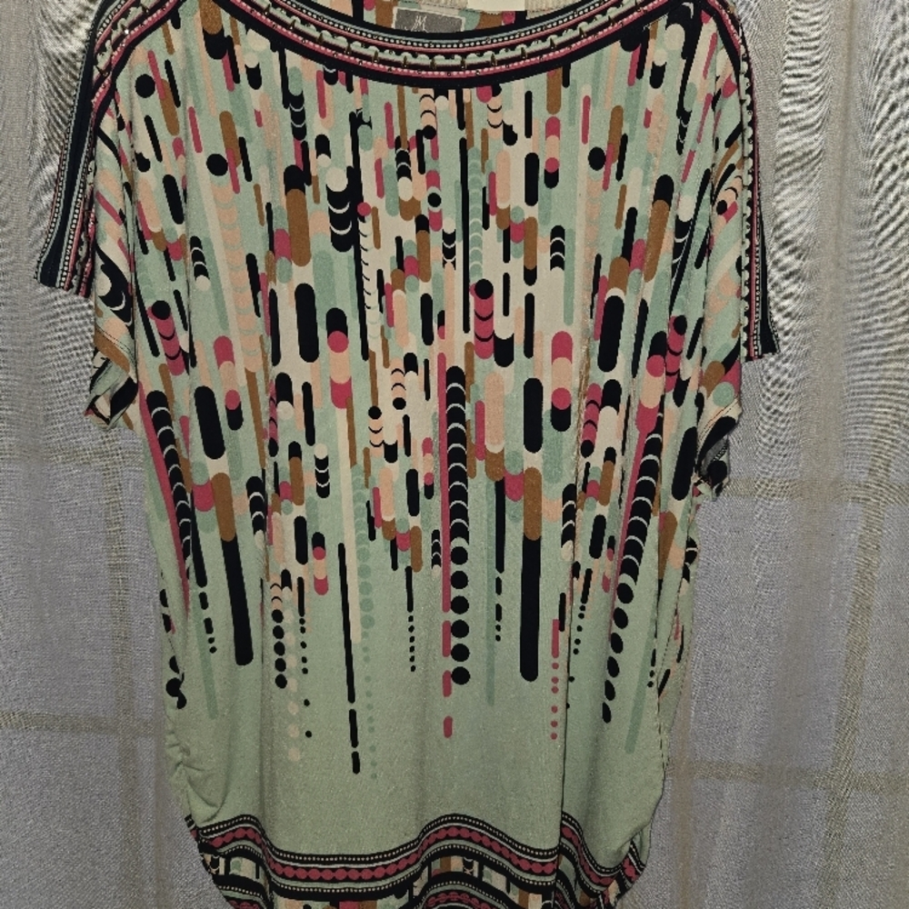 Colorful Patterned Women's Top